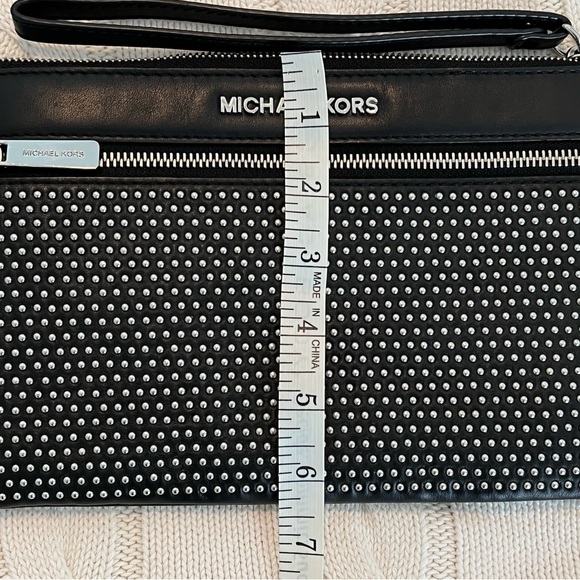 Michael Kors large studded clutch. EUC. - Picture 6 of 12